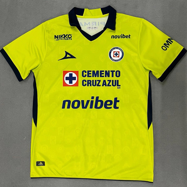 2026-27 Cruz Azul Fluorescent Yellow Goalkeeper Soccer Jersey