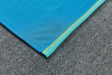 2026-27 Brazil Lake blue Tank top and shorts suit