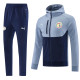 2026-27 Senegal Blue grey Hoodie Jacket Tracksuit #01