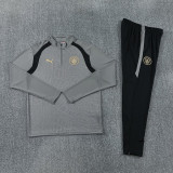 2026-27 Man City Grey Half Pull Tracksuit (半拉链)