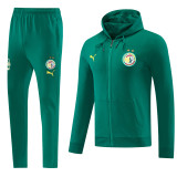 2026-27 Senegal Green Hoodie Jacket Tracksuit #01
