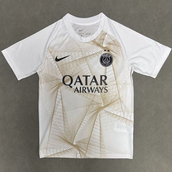 2026-27 PSG White Gold Training shirts
