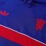 2026-27 Man Utd Fancy blue Hoodie Tracksuit (卫衣套装)