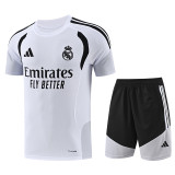 2026-27 RMA White grey Training Short Suit