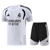 2026-27 RMA White grey Training Short Suit