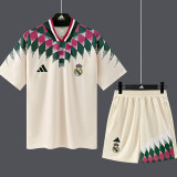2026-27 RMA Khaki Retro Training Short Suit