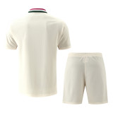 2026-27 RMA Khaki Retro Training Short Suit