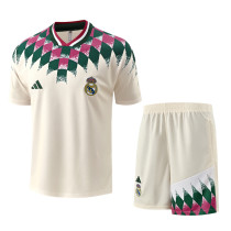 2026-27 RMA Khaki Retro Training Short Suit