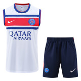2026-27 PSG White Tank top and shorts suit