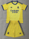 2026-27 RMA Yellow Goalkeeper Kids Soccer Jersey