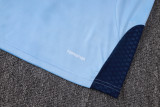 2026-27 Ajax Light blue Half Pull Tracksuit #B26103(半拉链)