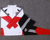 2026-27 River Plate White Half Pull Tracksuit #B26101(半拉链)