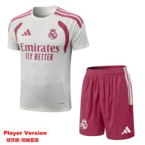 2026-27 RMA Khaki Player Version Training Short Suit (球员短套装)