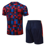 2026-27 BAR Red Blue Player Version Training Short Suit (球员短套装)