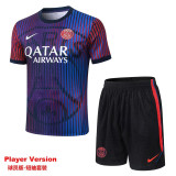 2026-27 PSG Blue Red Player Version Training Short Suit (球员短套装)