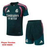 2026-27 RMA Dark green Player Version Training Short Suit (球员短套装)