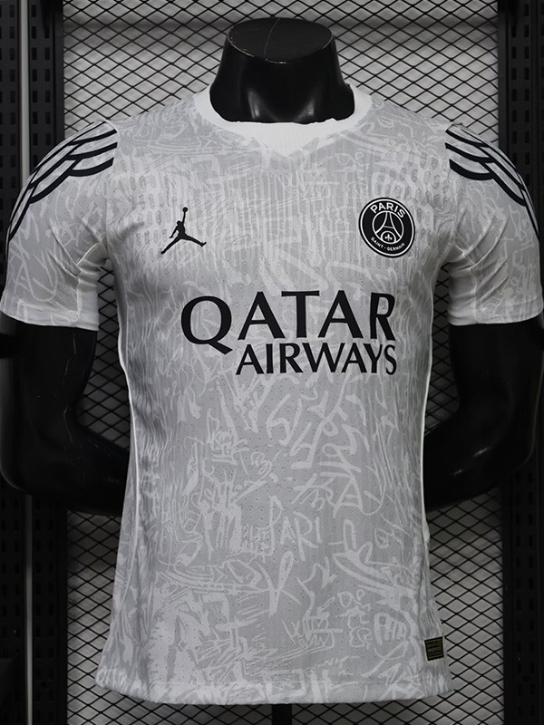 26-27 PSG Grey White Player Version Training shirts