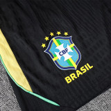 2026-27 Brazil Black Player Version Training Shorts Pants (球员短裤)