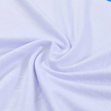 2026-27 Marseille White Tank top and shorts suit