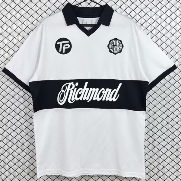 1990 Club Olimpia Home Retro Soccer Jersey