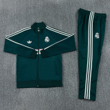 2026-27 RMA Dark green Jacket Tracksuit #08