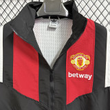 2026-27 Man Utd Red Black Windbreaker