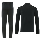 2026-27 PSG Black Jacket Tracksuit #01