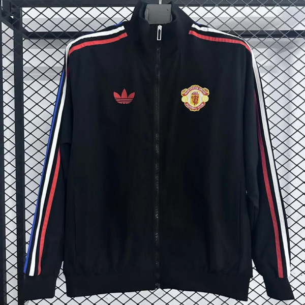 2026-27 Man Utd Black Windbreaker