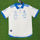 2026 Mercedes White Polo Racing Suit (Slim-fit style)有领球员