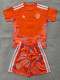 2026-27 Leeds United Orange Goalkeeper Kids Soccer Jersey