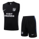 2026-27 ATM Black Tank top and shorts suit #D26093
