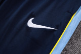 2026-27 TOT Royal blue Half Pull Tracksuit #B26108(半拉链)