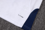 2026-27 Boca Juniors White Tank top and shorts suit #D26088