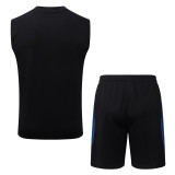 2026-27 ATM Black Tank top and shorts suit #D26093