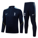 2026-27 TOT Royal blue Half Pull Tracksuit #B26108(半拉链)