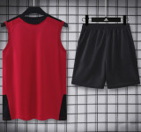2026-27 Man Utd Red Tank top and shorts suit