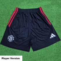2026-27 Man Utd Black Player Version Training Shorts Pants (球员短裤)