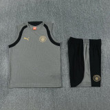 2026-27 Man City Grey Tank top and shorts suit