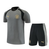 2026-27 Man City Grey Training Short Suit