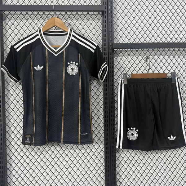 2026-27 Germany Third Black Gold Kids Soccer Jersey