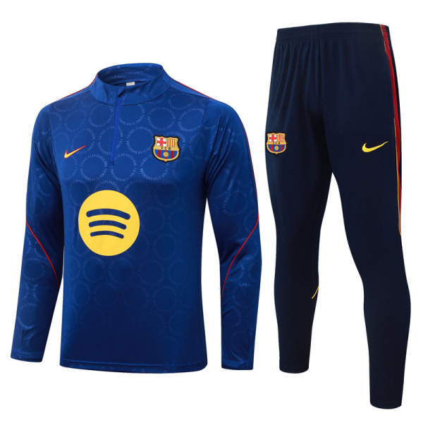 2026-27 BAR Fancy blue Half Pull Tracksuit #B26112(半拉链)
