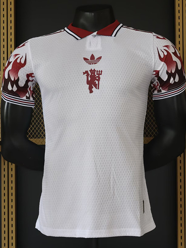 2026-27 Man Utd White Casual Edition Player Version Training Shirts