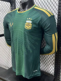 2026-27 Argentina Farewell Match Green Long Sleeve Player Version Soccer Jersey (长袖球员)