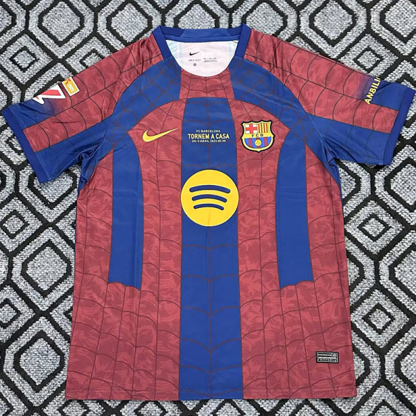 2026-27 BAR Red Blue Special Edition Fans Training shirts (蜘蛛)