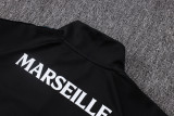 2026-27 Marseille Black Jacket Tracksuit #A26118