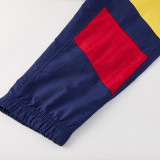 2026-27 Spain Royal blue Windbreaker Suit (风衣套装)