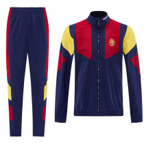 2026-27 Spain Royal blue Windbreaker Suit (风衣套装)