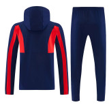 2026-27 PSG Royal blue Windbreaker Suit (Hoodie)(风衣套装)