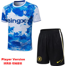 2026-27 CHE Blue White Player Version Training Short Suit (球员短套装)