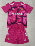 2026-27 Real Betis Pink Goalkeeper Kids Soccer Jersey
